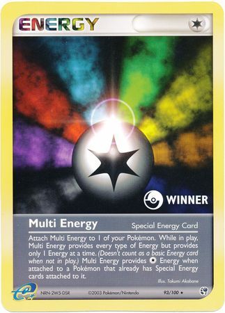 Multi Energy (93/100) (Winner League Promo) [EX: Sandstorm] | L.A. Mood Comics and Games