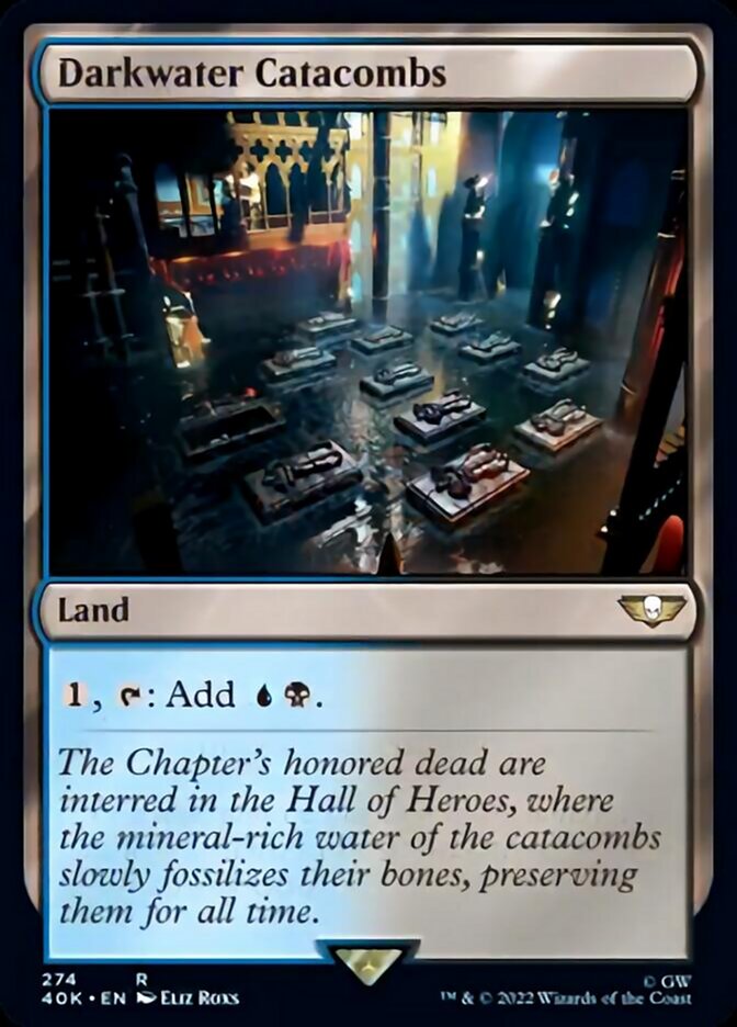 Darkwater Catacombs (Surge Foil) [Warhammer 40,000] | L.A. Mood Comics and Games