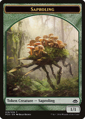 Beast // Saproling Double-Sided Token [Planechase Anthology Tokens] | L.A. Mood Comics and Games