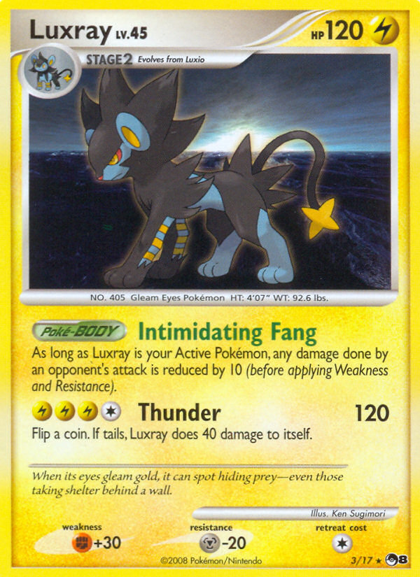 Luxray (3/17) [POP Series 8] | L.A. Mood Comics and Games