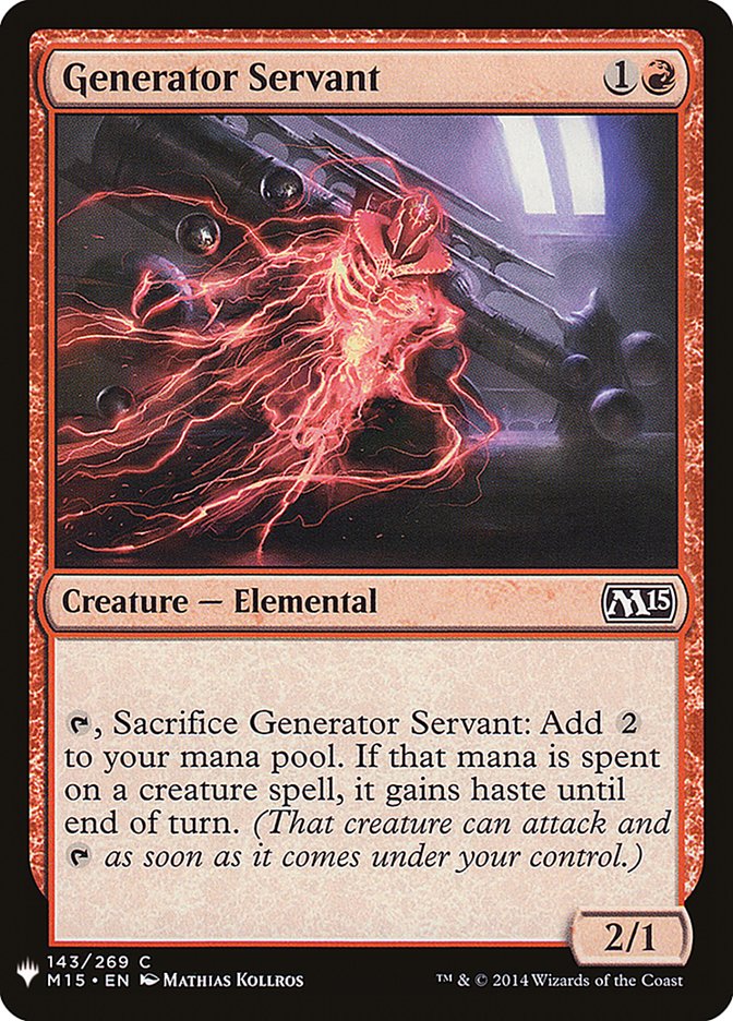 Generator Servant [Mystery Booster] | L.A. Mood Comics and Games