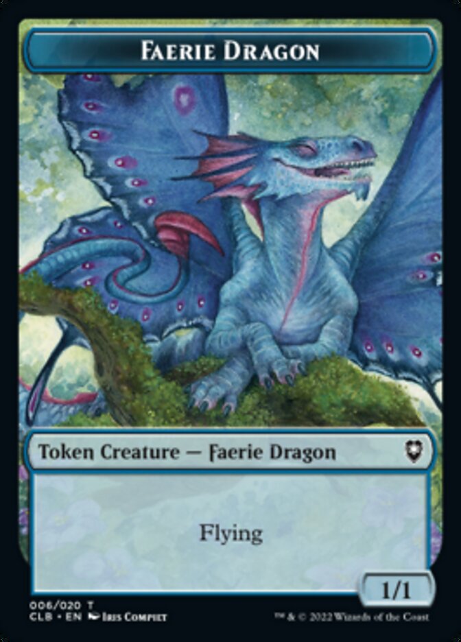 Faerie Dragon Token [Commander Legends: Battle for Baldur's Gate Tokens] | L.A. Mood Comics and Games