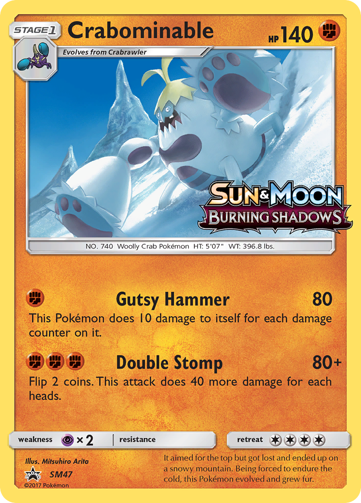 Crabominable (SM47) [Sun & Moon: Black Star Promos] | L.A. Mood Comics and Games