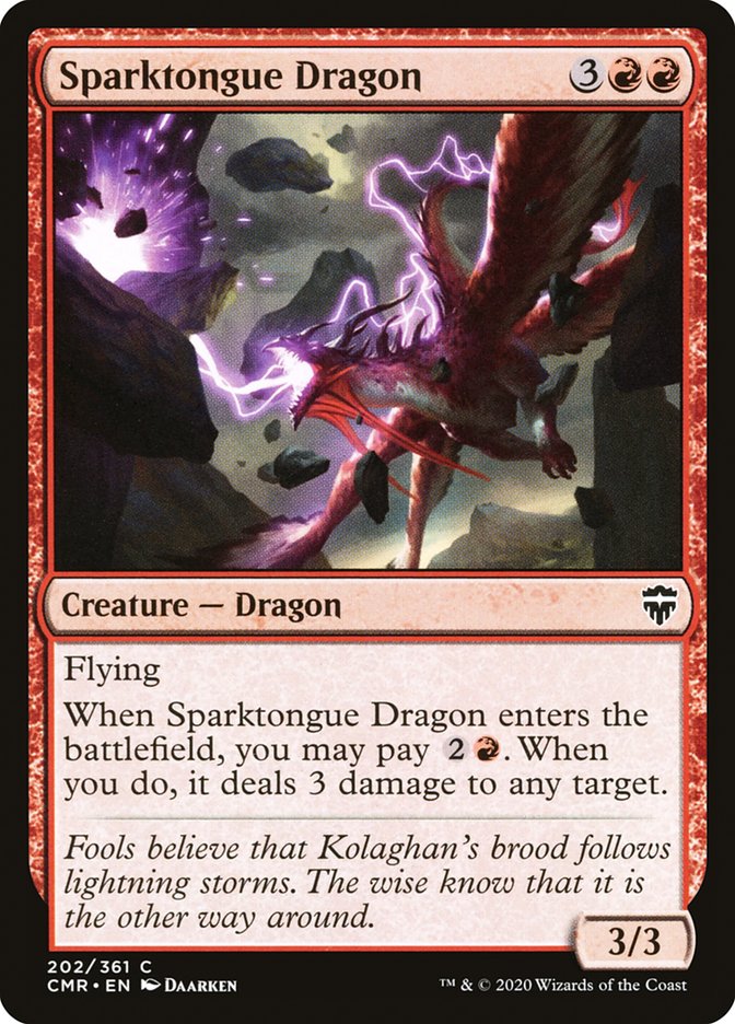 Sparktongue Dragon [Commander Legends] | L.A. Mood Comics and Games
