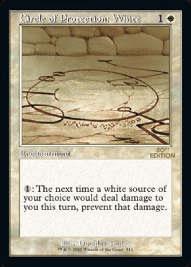 Circle of Protection: White (Retro) [30th Anniversary Edition] | L.A. Mood Comics and Games