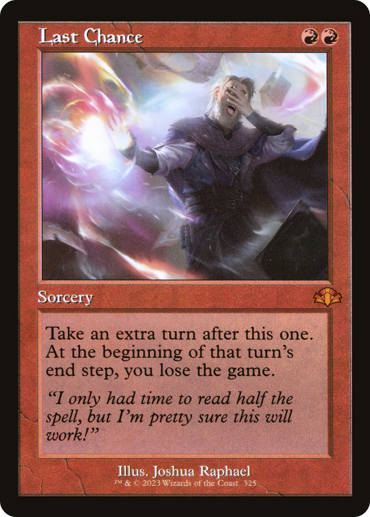 Last Chance (Retro) [Dominaria Remastered] | L.A. Mood Comics and Games