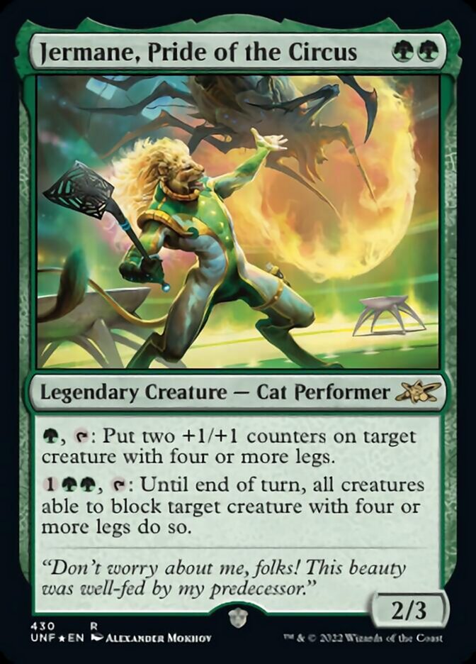 Jermane, Pride of the Circus (Galaxy Foil) [Unfinity] | L.A. Mood Comics and Games