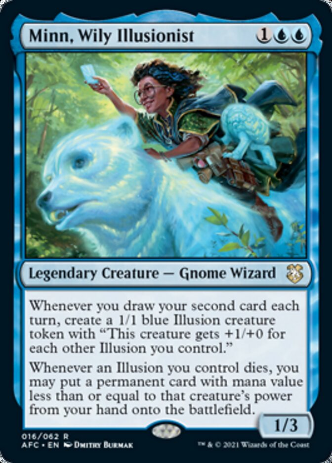 Minn, Wily Illusionist [Dungeons & Dragons: Adventures in the Forgotten Realms Commander] | L.A. Mood Comics and Games