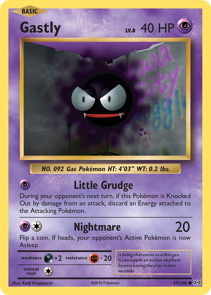 Gastly (47/108) [XY: Evolutions] | L.A. Mood Comics and Games