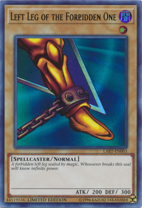 Left Leg of the Forbidden One [LART-EN003] Ultra Rare | L.A. Mood Comics and Games