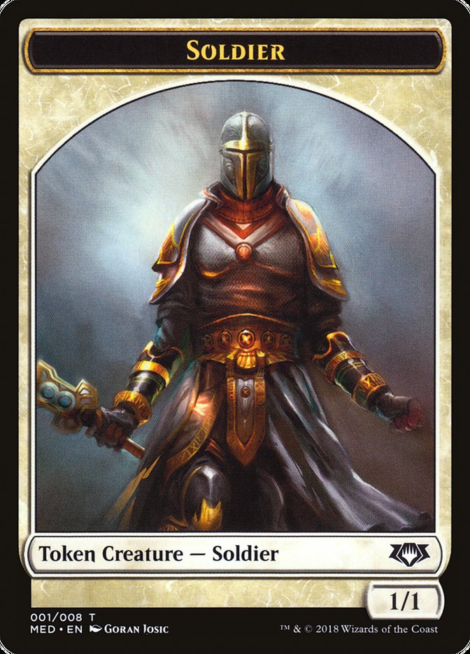 Soldier Token [Mythic Edition Tokens] | L.A. Mood Comics and Games