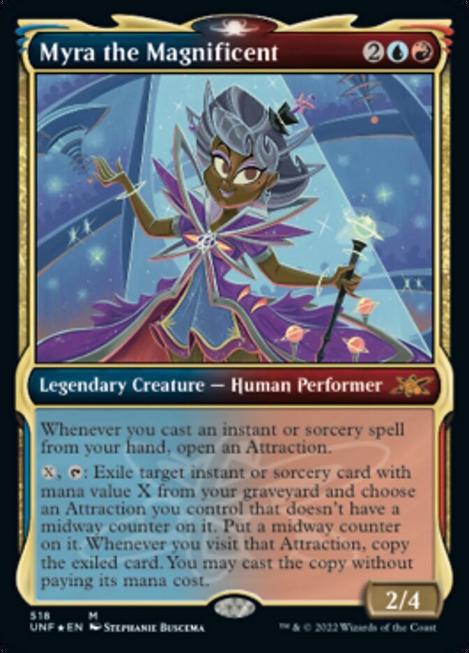 Myra the Magnificent (Showcase) (Galaxy Foil) [Unfinity] | L.A. Mood Comics and Games