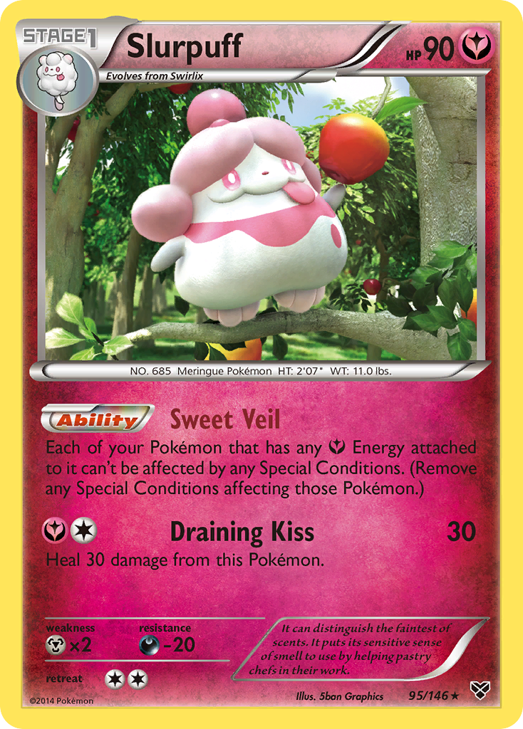 Slurpuff (95/146) [XY: Base Set] | L.A. Mood Comics and Games