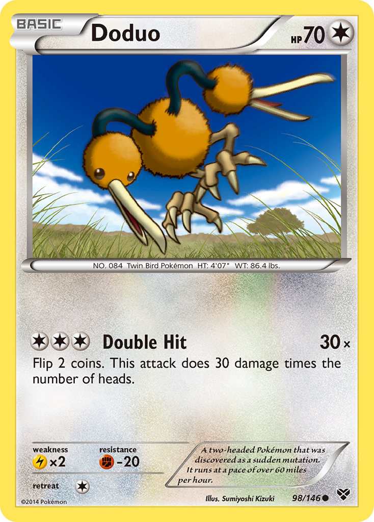 Doduo (98/146) [XY: Base Set] | L.A. Mood Comics and Games