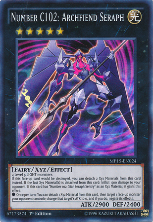 Number C102: Archfiend Seraph [MP15-EN024] Super Rare | L.A. Mood Comics and Games