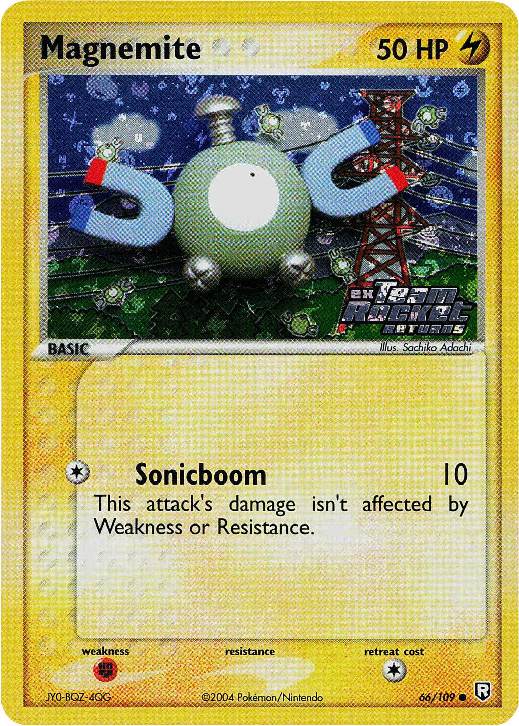 Magnemite (66/109) (Stamped) [EX: Team Rocket Returns] | L.A. Mood Comics and Games