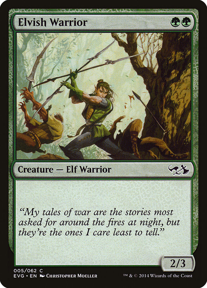 Elvish Warrior (Elves vs. Goblins) [Duel Decks Anthology] | L.A. Mood Comics and Games