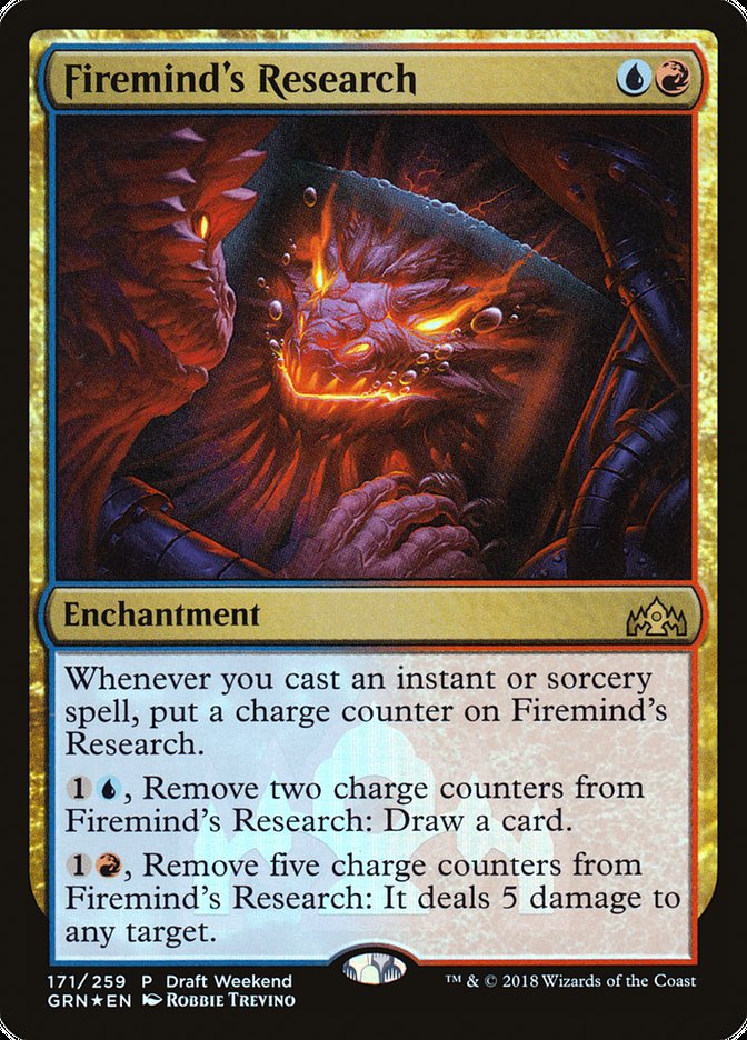 Firemind's Research (Draft Weekend) [Guilds of Ravnica Promos] | L.A. Mood Comics and Games