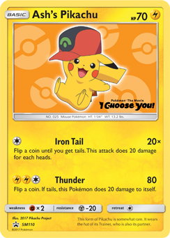 Ash's Pikachu (SM110) [Sun & Moon: Black Star Promos] | L.A. Mood Comics and Games