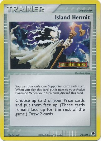 Island Hermit (76/101) (Stamped) [EX: Dragon Frontiers] | L.A. Mood Comics and Games