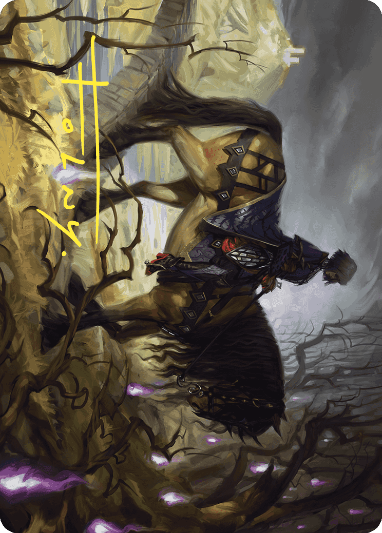 Rowan's Grim Search Art Card (Gold-Stamped Signature) [Wilds of Eldraine Art Series] | L.A. Mood Comics and Games