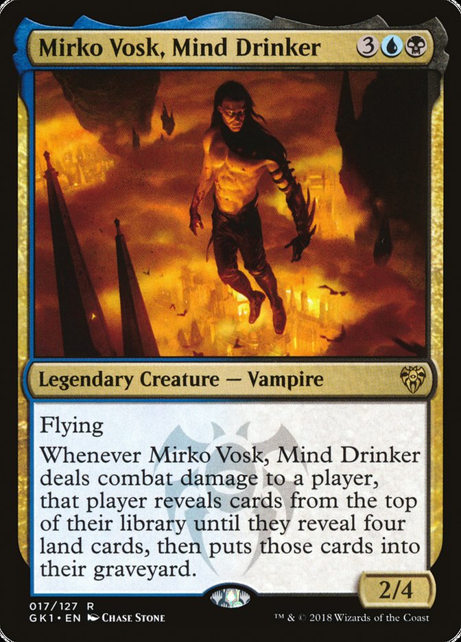 Mirko Vosk, Mind Drinker [Guilds of Ravnica Guild Kit] | L.A. Mood Comics and Games