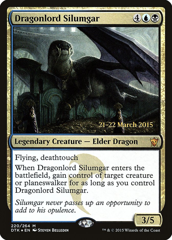 Dragonlord Silumgar [Dragons of Tarkir Prerelease Promos] | L.A. Mood Comics and Games