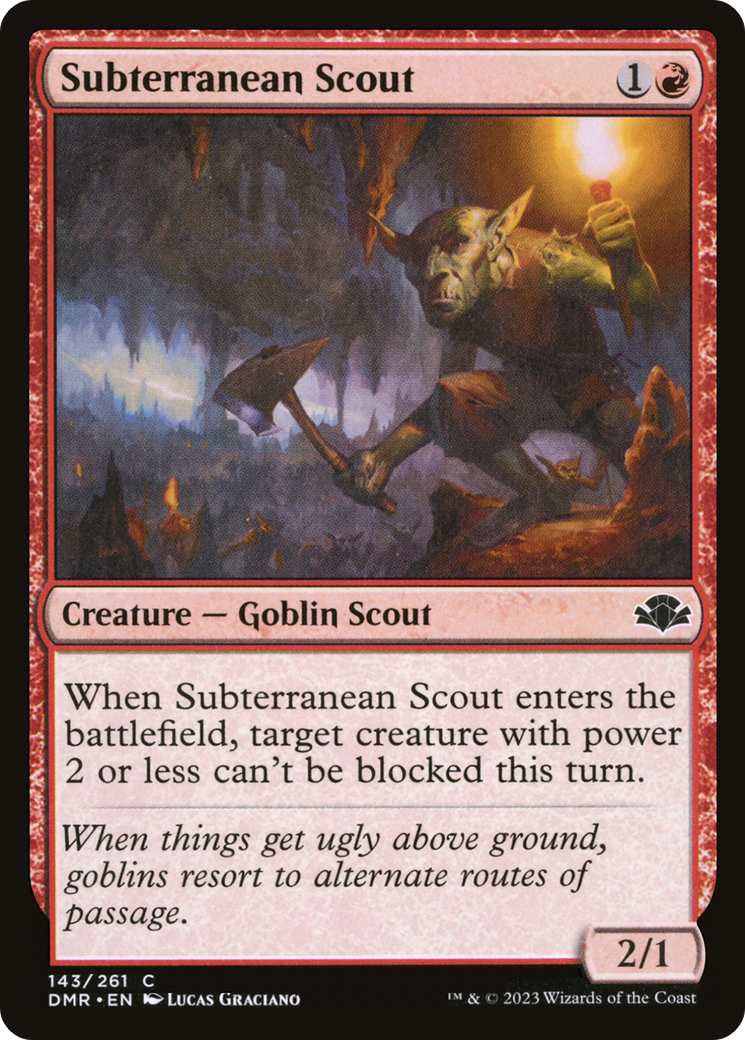 Subterranean Scout [Dominaria Remastered] | L.A. Mood Comics and Games