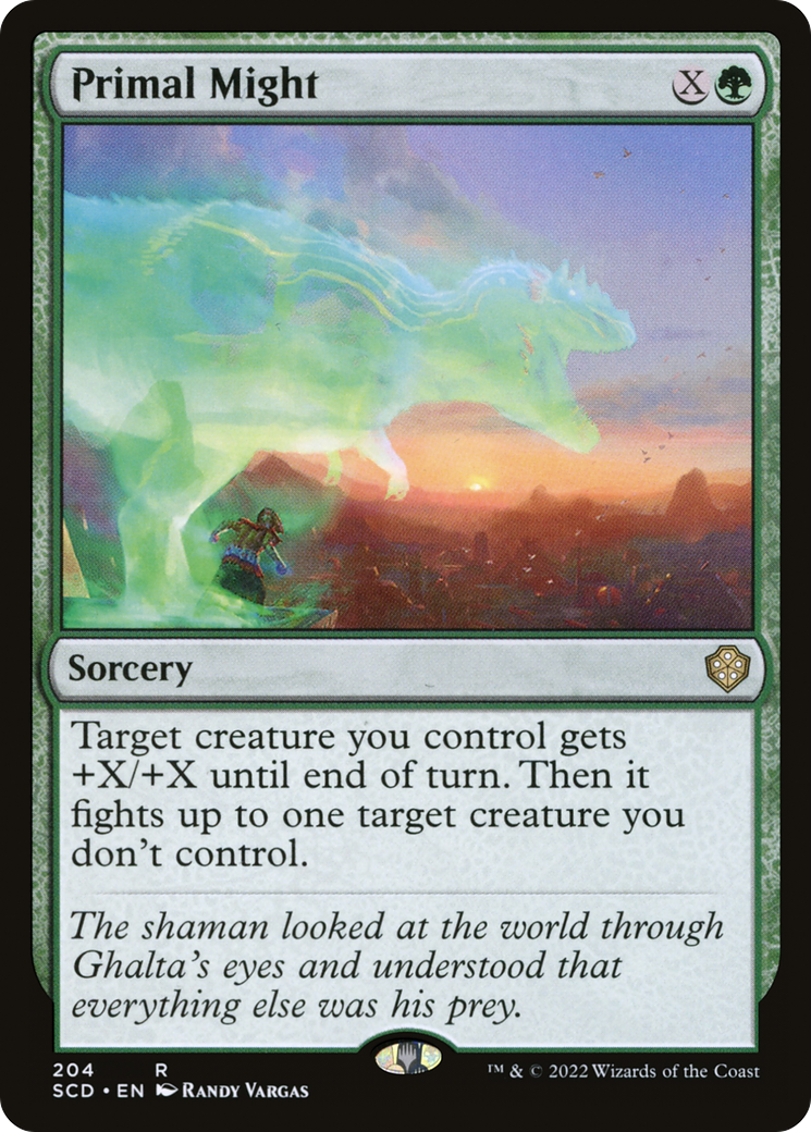 Primal Might [Starter Commander Decks] | L.A. Mood Comics and Games