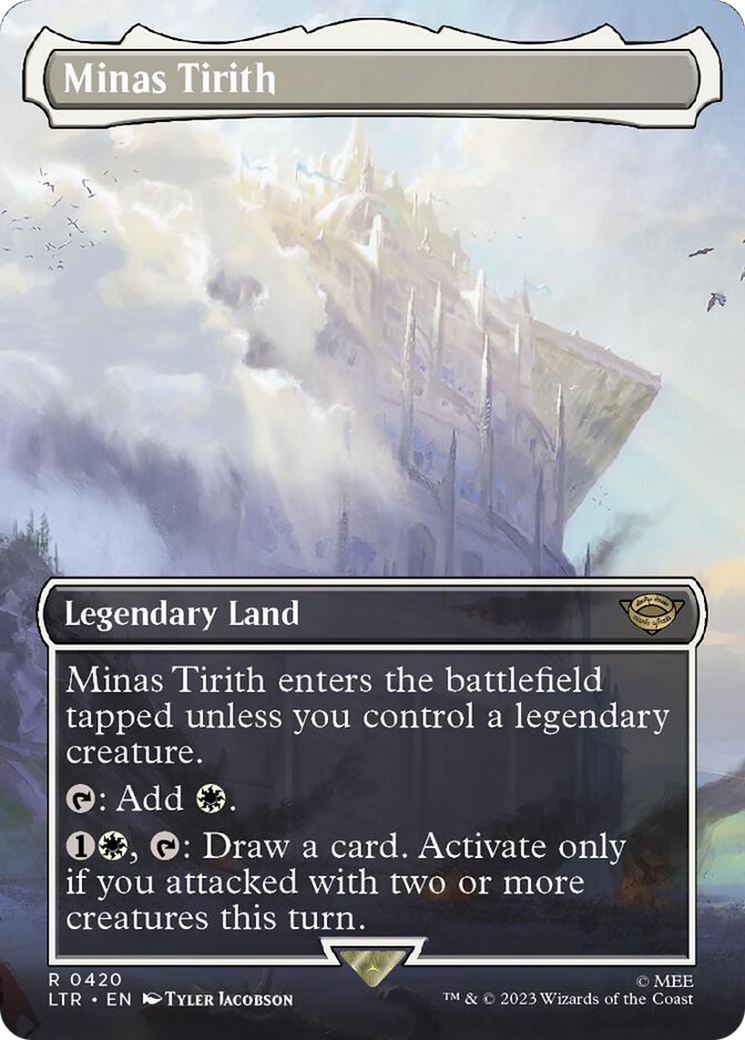 Minas Tirith (Borderless Alternate Art) (420) [The Lord of the Rings: Tales of Middle-Earth] | L.A. Mood Comics and Games
