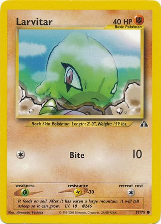 Larvitar (57/75) [Neo Discovery Unlimited] | L.A. Mood Comics and Games
