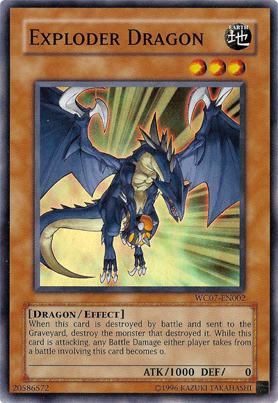 Exploder Dragon [WC07-EN002] Super Rare | L.A. Mood Comics and Games