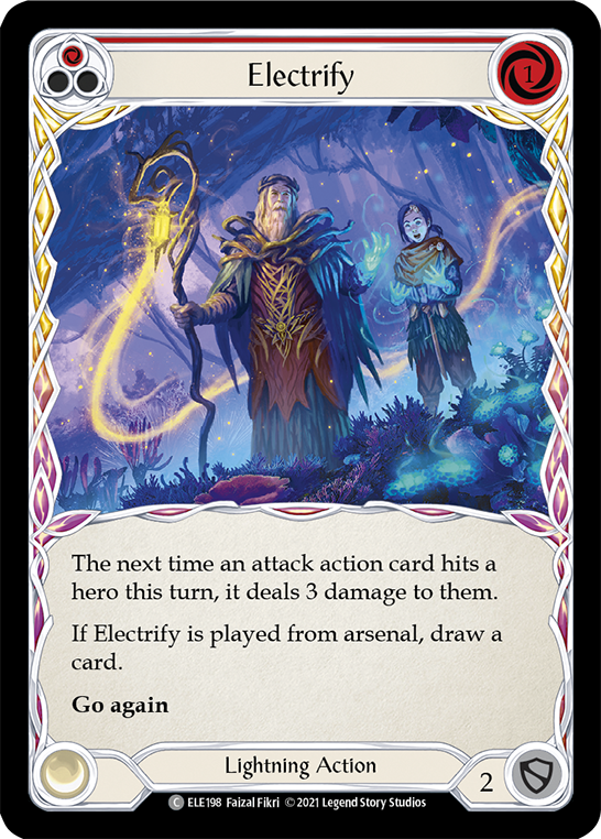 Electrify (Red) [ELE198] (Tales of Aria)  1st Edition Rainbow Foil | L.A. Mood Comics and Games