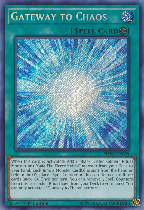 Gateway to Chaos [SHVA-EN058] Secret Rare | L.A. Mood Comics and Games