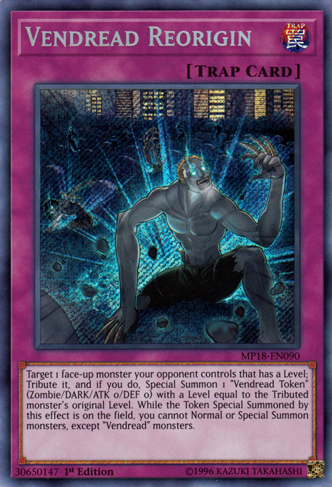 Vendread Reorigin [MP18-EN090] Secret Rare | L.A. Mood Comics and Games