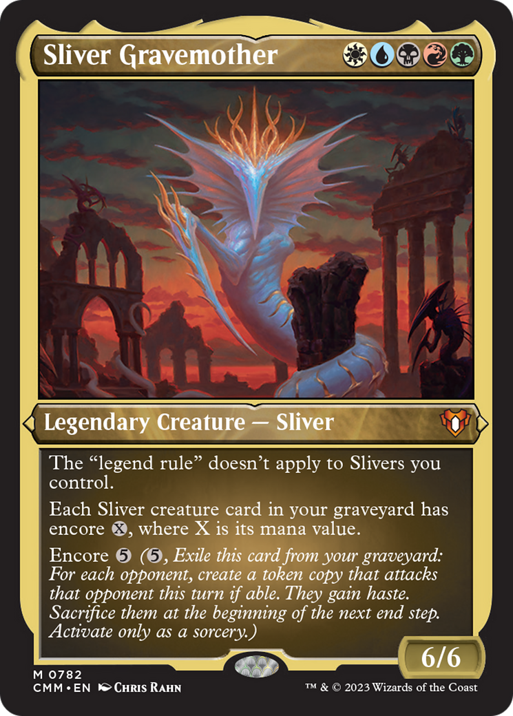 Sliver Gravemother (Display Commander) (Foil Etched) [Commander Masters] | L.A. Mood Comics and Games