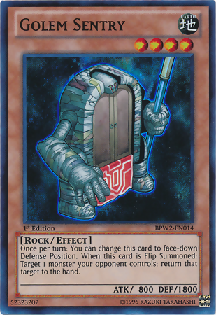 Golem Sentry [BPW2-EN014] Super Rare | L.A. Mood Comics and Games