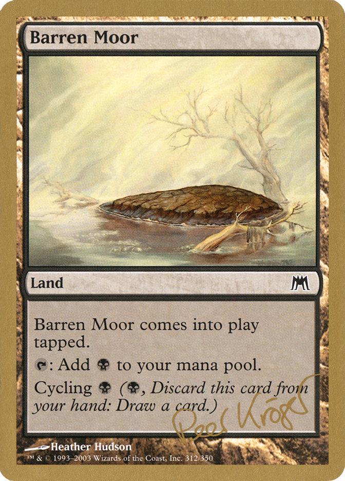 Barren Moor (Peer Kroger) [World Championship Decks 2003] | L.A. Mood Comics and Games