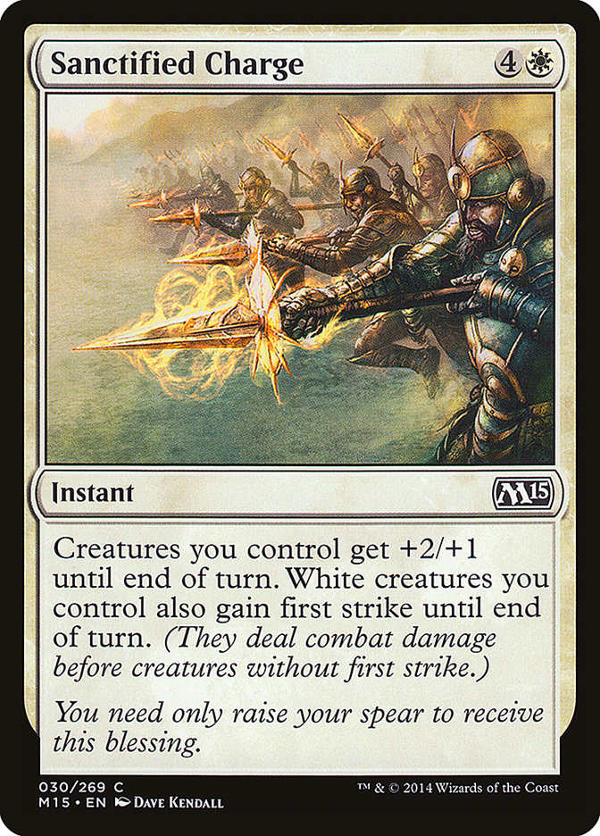 Sanctified Charge [Magic 2015] | L.A. Mood Comics and Games