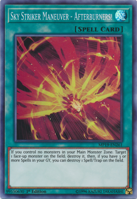 Sky Striker Maneuver - Afterburners! [MP19-EN261] Super Rare | L.A. Mood Comics and Games