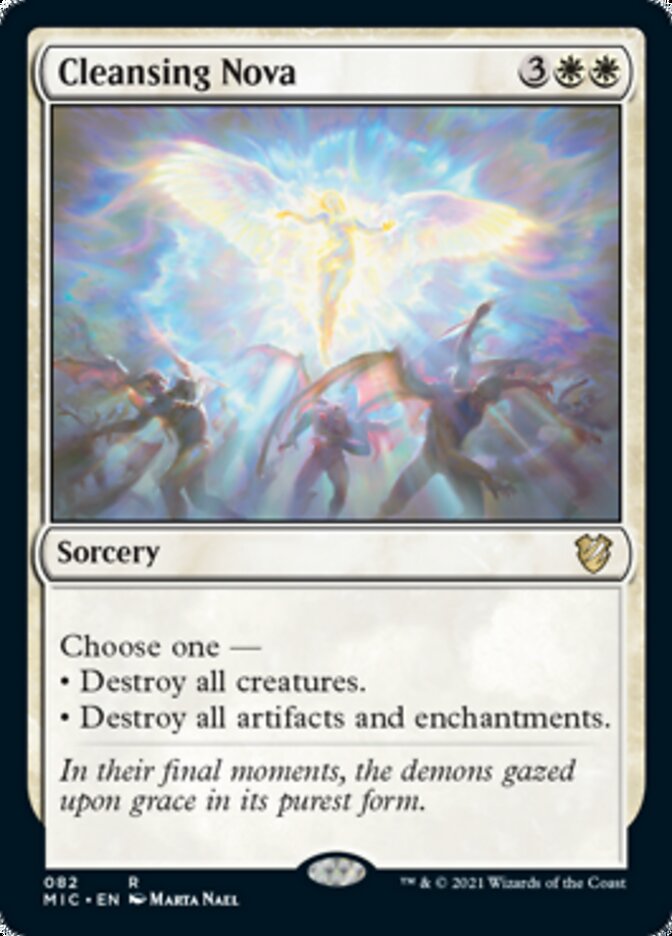 Cleansing Nova [Innistrad: Midnight Hunt Commander] | L.A. Mood Comics and Games
