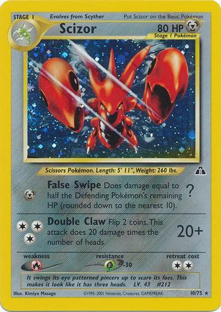 Scizor (10/75) [Neo Discovery Unlimited] | L.A. Mood Comics and Games