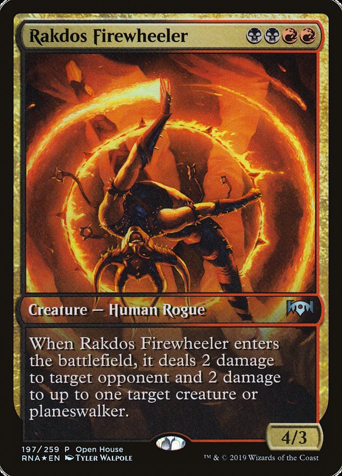 Rakdos Firewheeler (Open House) (Extended Art) [Ravnica Allegiance Promos] | L.A. Mood Comics and Games