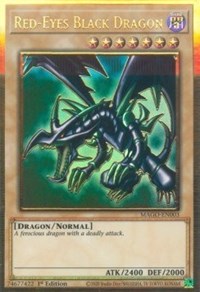 Red-Eyes Black Dragon [MAGO-EN003] Gold Rare | L.A. Mood Comics and Games