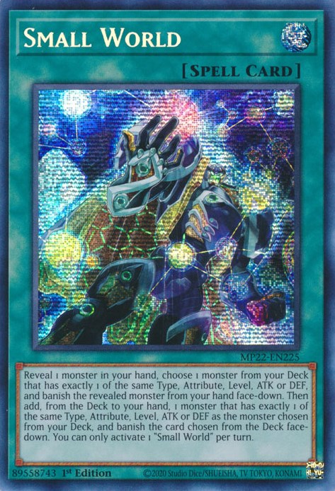 Small World [MP22-EN225] Prismatic Secret Rare | L.A. Mood Comics and Games