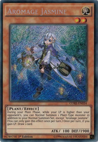 Aromage Jasmine [CORE-EN034] Secret Rare | L.A. Mood Comics and Games