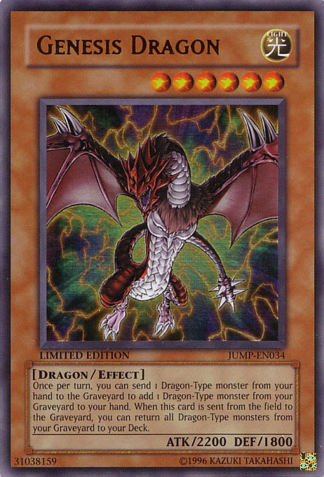 Genesis Dragon [JUMP-EN034] Ultra Rare | L.A. Mood Comics and Games