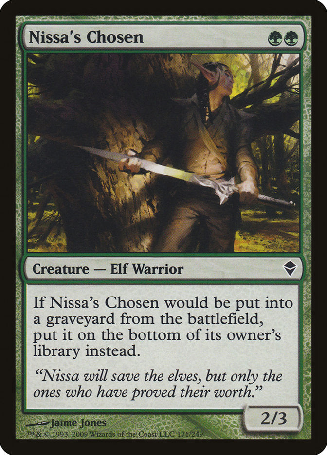 Nissa's Chosen [Zendikar] | L.A. Mood Comics and Games