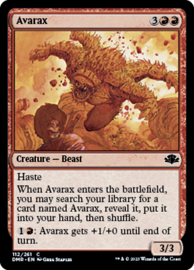 Avarax [Dominaria Remastered] | L.A. Mood Comics and Games