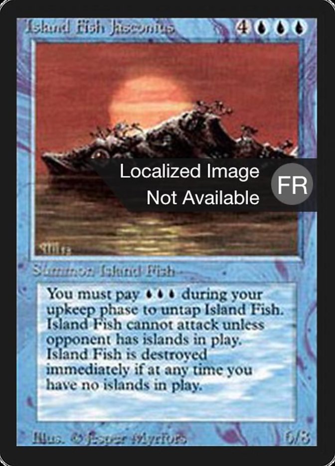 Island Fish Jasconius [Foreign Black Border] | L.A. Mood Comics and Games